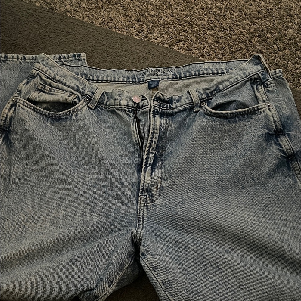 Arizona Jean Company Light Blue Straight Leg Jeans